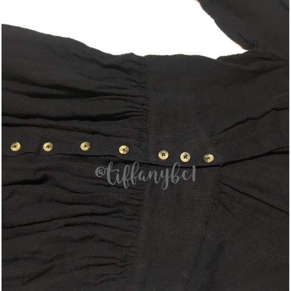 Free People Love Of My Life Midi Dress Black - Picture 8 of 16